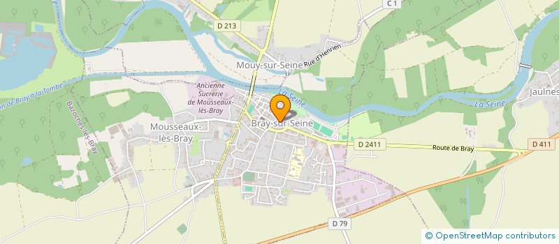 localisation de l'entreprise PASSY NATURE  PASSY-SUR-SEINE