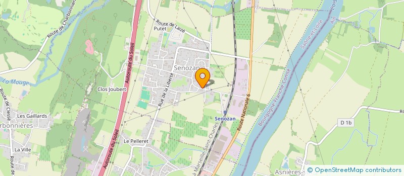localisation de l'entreprise PASSYL à SENOZAN