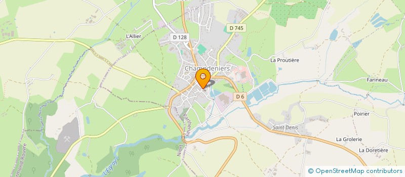 localisation de l'entreprise PAST'ELLES  CHAMPDENIERS