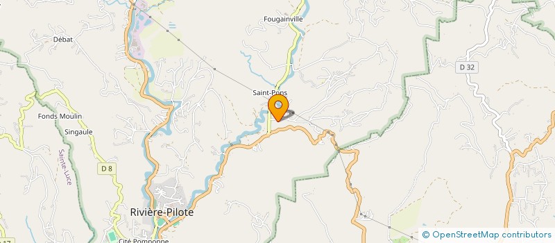 localisation de l'entreprise PAST'IMMO  RIVIERE-PILOTE