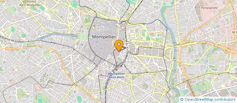 localisation de l'entreprise PASTA COMEDIE SAS à MONTPELLIER
