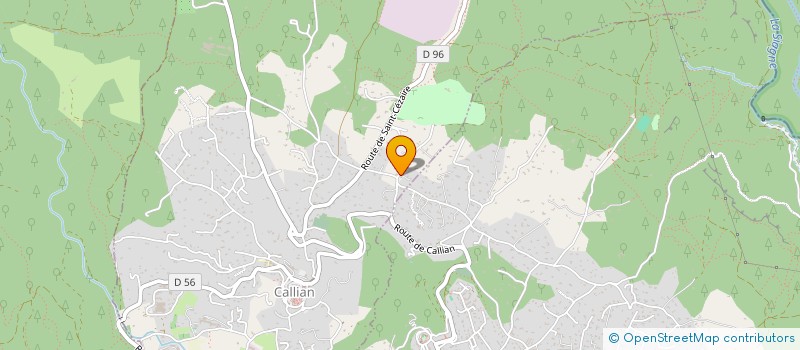 localisation de l'entreprise PASTA E BASTA  CALLIAN
