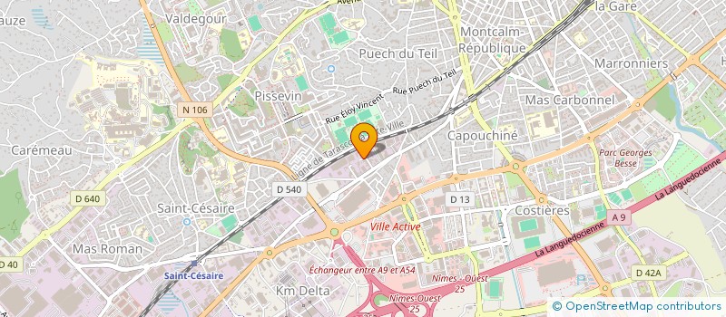 localisation de l'entreprise PASTA E CAFE  NIMES