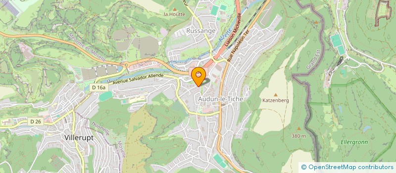 localisation de l'entreprise PASTA FRESCA  AUDUN-LE-TICHE