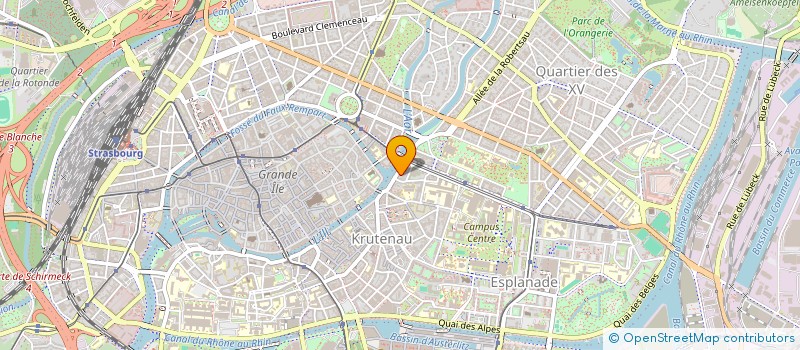 localisation de l'entreprise PASTA LONG'S à STRASBOURG