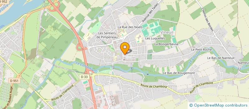 localisation de l'entreprise PASTA NOVA à VINEUIL