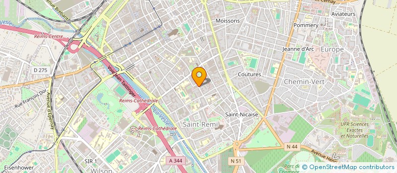 localisation de l'entreprise PASTA PRIMA à REIMS
