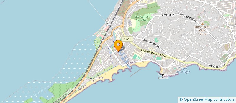 localisation de l'entreprise PASTA ROOT  SETE