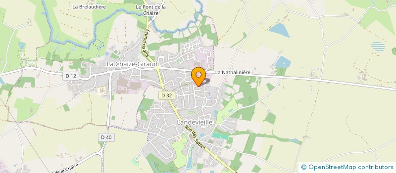 localisation de l'entreprise PASTA TRUCK à LANDEVIEILLE