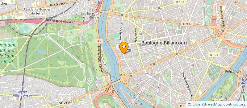 localisation de l'entreprise PASTACORP à BOULOGNE-BILLANCOURT