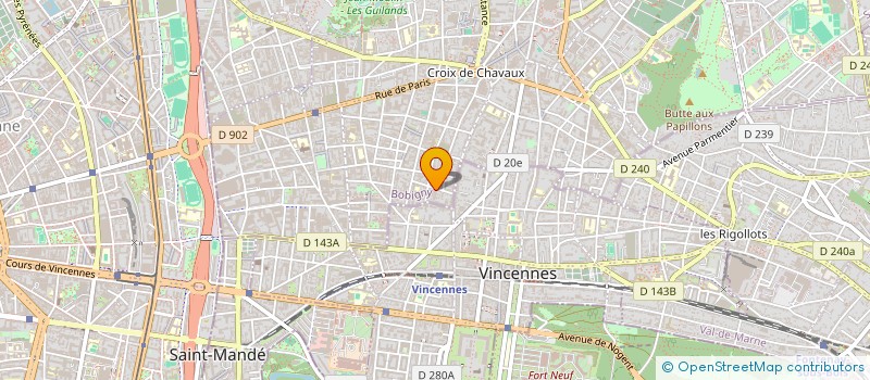 localisation de l'entreprise PASTADEI DISTRIBUTION à MONTREUIL