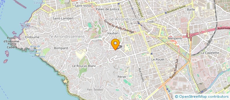 localisation de l'entreprise PASTAGA  MARSEILLE