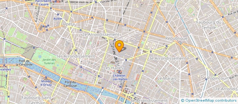 localisation de l'entreprise PASTALIE  PARIS