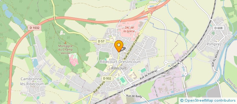 localisation de l'entreprise PASTAO  RIBECOURT-DRESLINCOURT