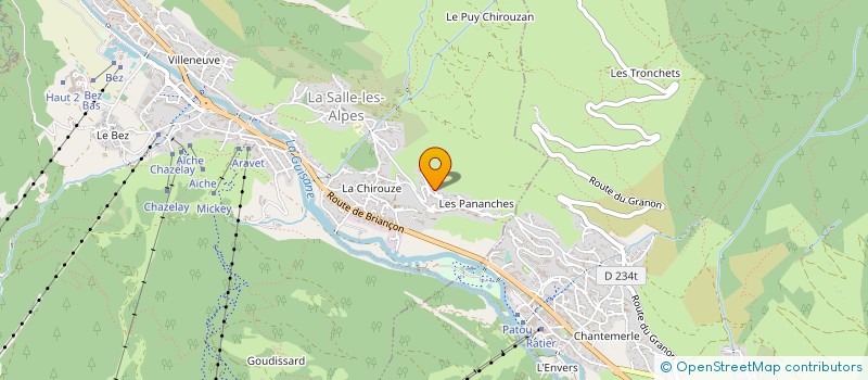 localisation de l'entreprise PASTAPOWER à LA SALLE-LES-ALPES