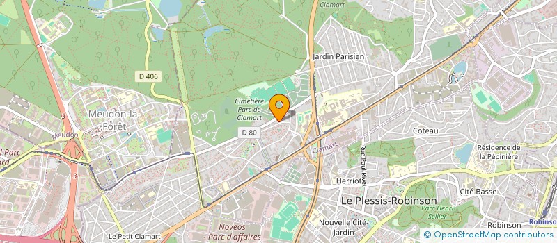 localisation de l'entreprise PASTAS CIE à CLAMART