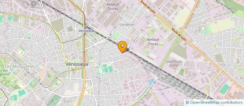 localisation de l'entreprise PASTASCIUTE  VENISSIEUX