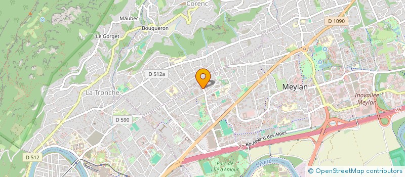 localisation de l'entreprise PASTAVIA à MEYLAN