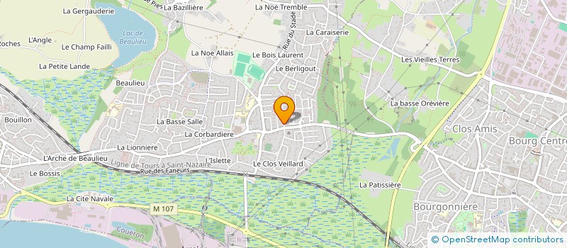 localisation de l'entreprise PASTEF PAYS DE LA LOIRE à COUERON