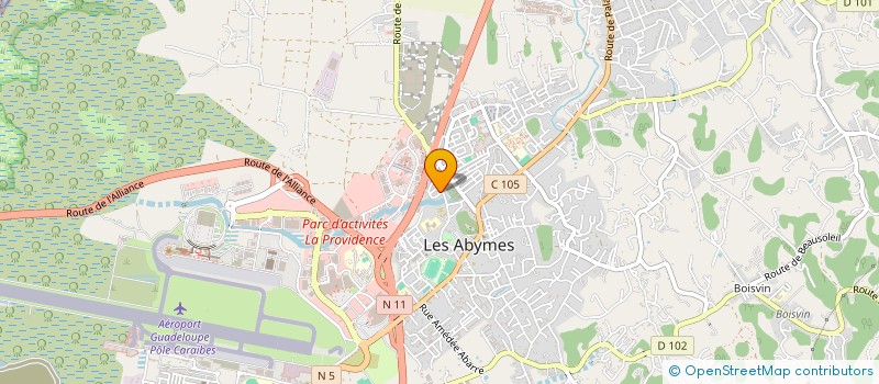 localisation de l'entreprise PASTEK à LES ABYMES