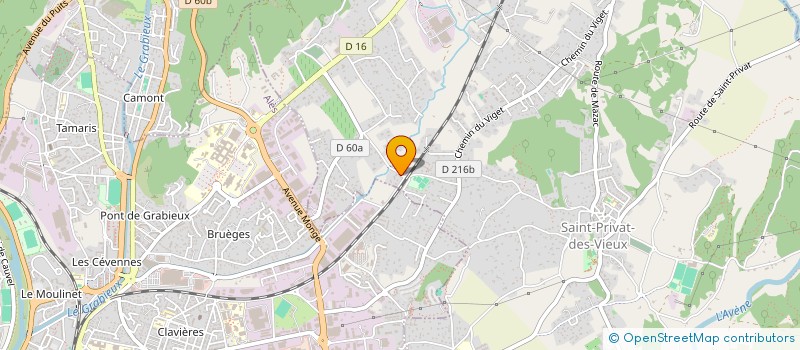 localisation de l'entreprise PASTEL 305  SAINT-PRIVAT-DES-VIEUX