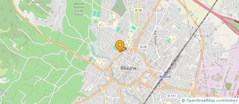 localisation de l'entreprise PASTEL à BEAUNE