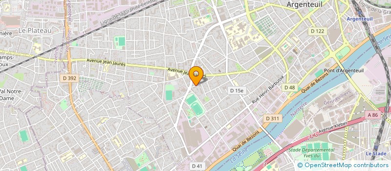 localisation de l'entreprise PASTEL 95  ARGENTEUIL