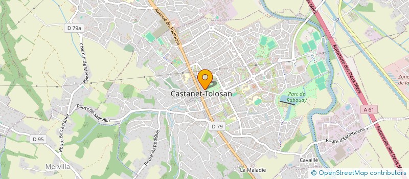 localisation de l'entreprise PASTEL AUDITION à CASTANET-TOLOSAN