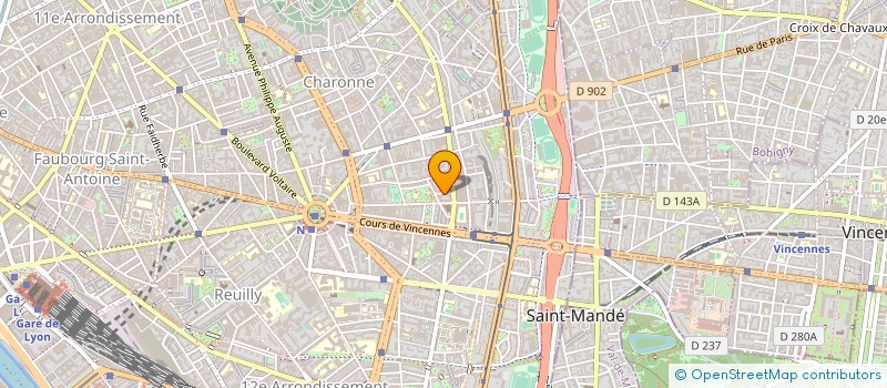 localisation de l'entreprise PASTEL CREATION à PARIS