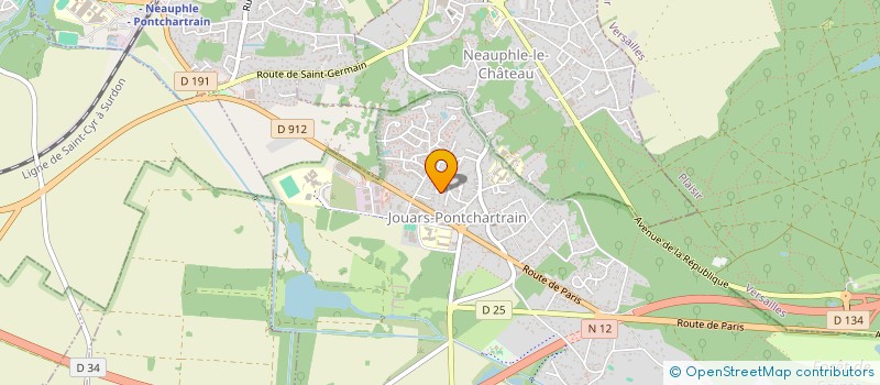 localisation de l'entreprise PASTEL DE NATA  JOUARS-PONTCHARTRAIN