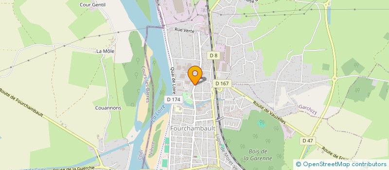 localisation de l'entreprise PASTEL FLEURISTE à NEVERS