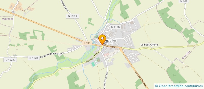 localisation de l'entreprise PASTEL HABILLEMENT à BREZOLLES