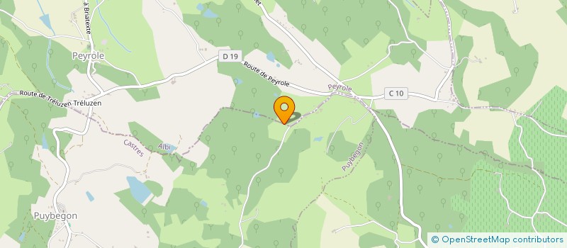 localisation de l'entreprise PASTEL INVEST  PUYBEGON