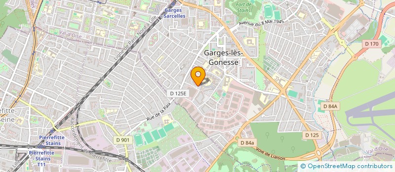 localisation de l'entreprise PASTEL IT  GARGES-LES-GONESSE