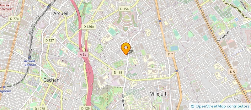 localisation de l'entreprise PASTEL RECEPTION  VILLEJUIF