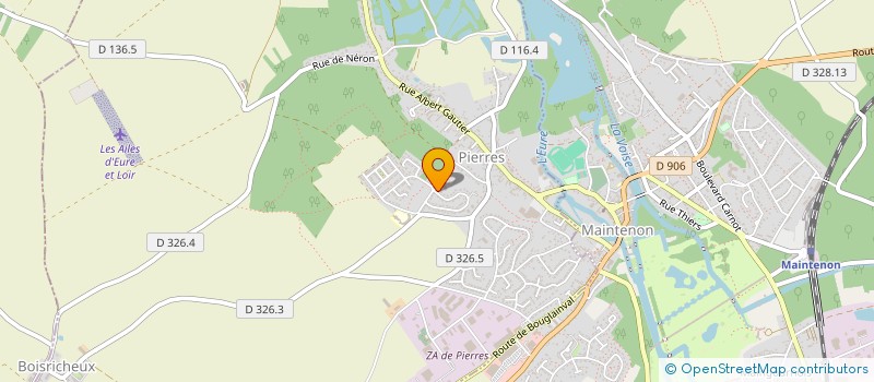 localisation de l'entreprise PASTELL' à PIERRES