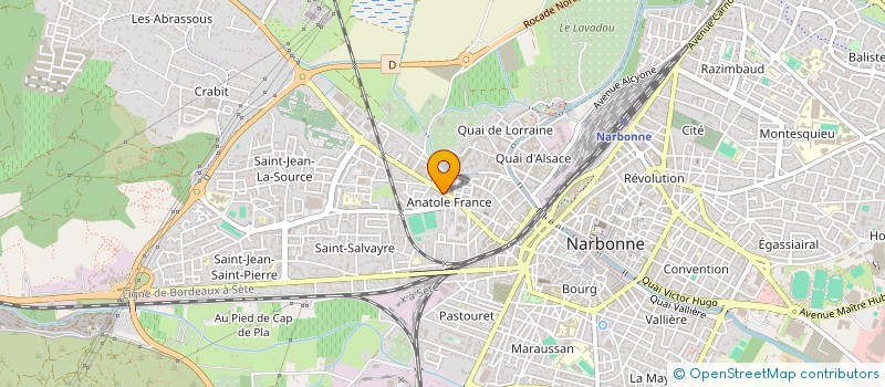 localisation de l'entreprise PASTEMI à NARBONNE