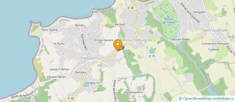 localisation de l'entreprise PASTEMJU  TRELEVERN