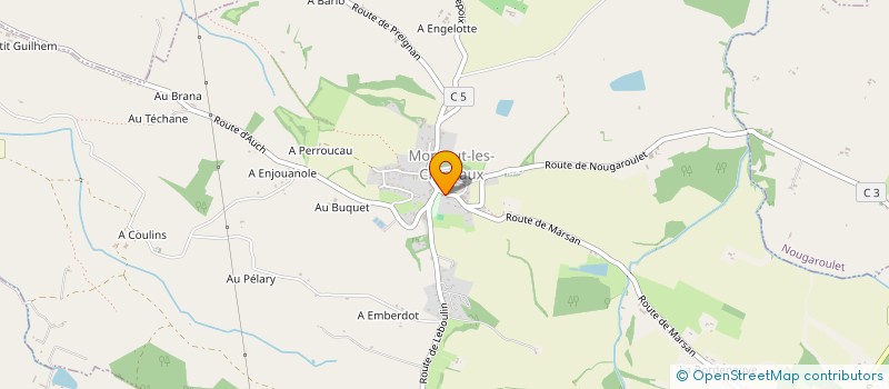 localisation de l'entreprise PASTEUR 2  ROQUELAURE