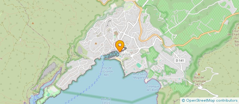 localisation de l'entreprise PASTEUR à CASSIS