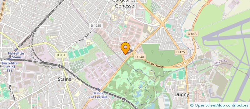 localisation de l'entreprise PASTEUR à GARGES LES GONESSE