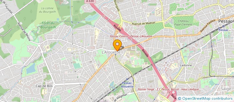 localisation de l'entreprise PASTEUR à PESSAC