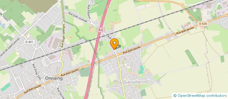 localisation de l'entreprise PASTEUR  QUAROUBLE