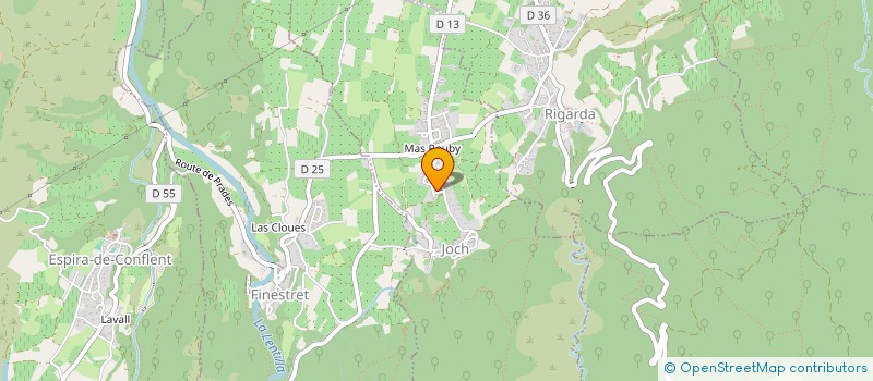 localisation de l'entreprise PASTEUR  ESPIRA-DE-CONFLENT