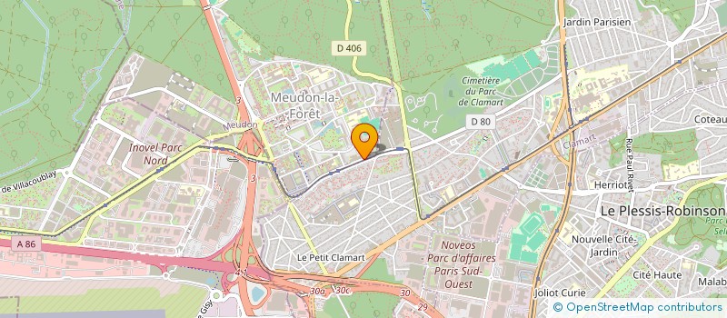localisation de l'entreprise PASTEUR  MEUDON