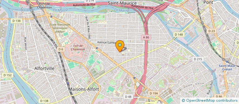 localisation de l'entreprise PASTEUR à MAISONS-ALFORT