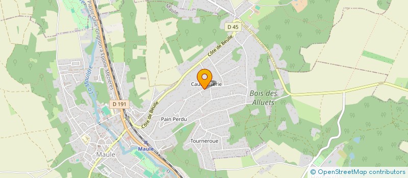 localisation de l'entreprise PASTEUR  MAULE