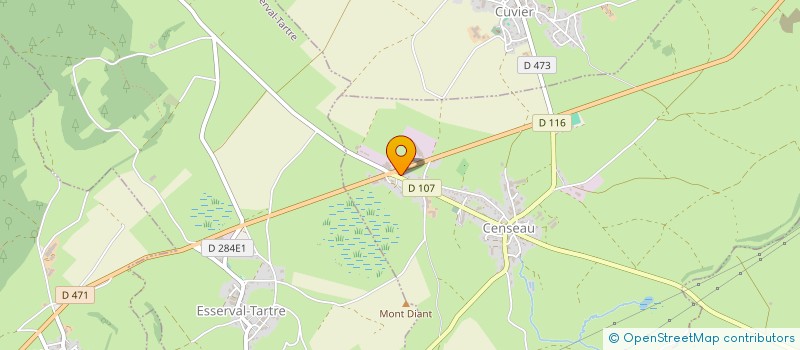 localisation de l'entreprise PASTEUR & CO  CENSEAU