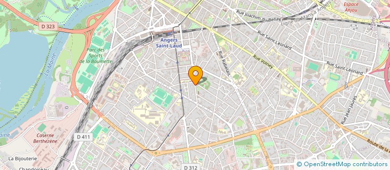 localisation de l'entreprise PASTEUR CONDUITE à ANGERS