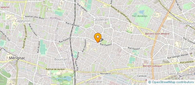 localisation de l'entreprise PASTEUR DESIGN à BORDEAUX